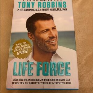 Life Force Book by Tony Robbins . Hardback